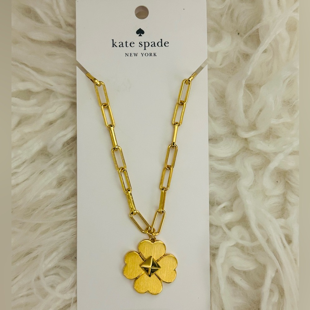 Kate Spade Gold Spades and Suds Pendant Necklace